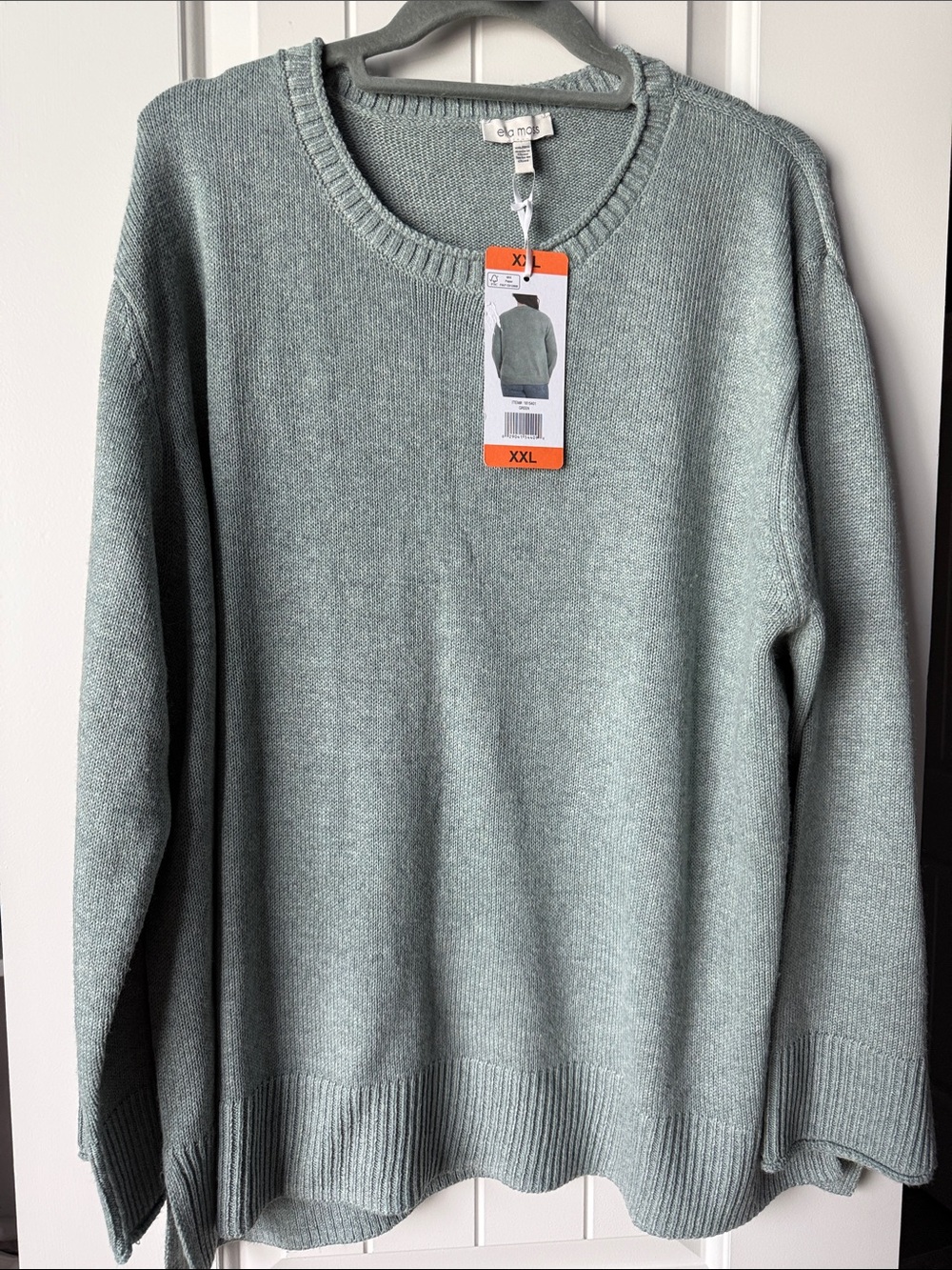 Ella Moss Mint Green Crewneck Sweater